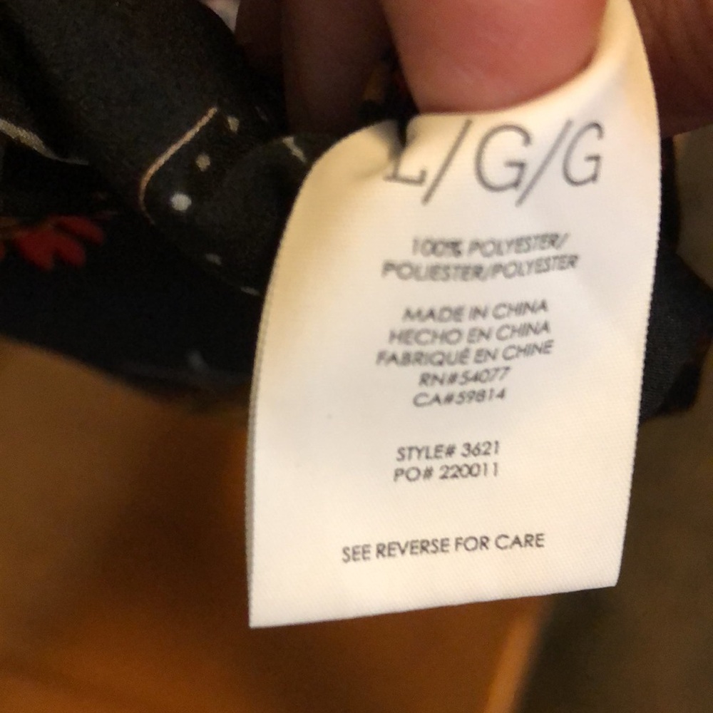 Cabi Legend Black Floral Blouse - Picture 5 of 5